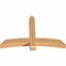 Ekena Millwork Bellingham Timber Gable Bracket, Western Red Cedar, 60"W x 40"H x 5 1/2"D x 5 1/2"F, 16/12 Pitch GBW060X40X0606BEL00SWR - alternate 4